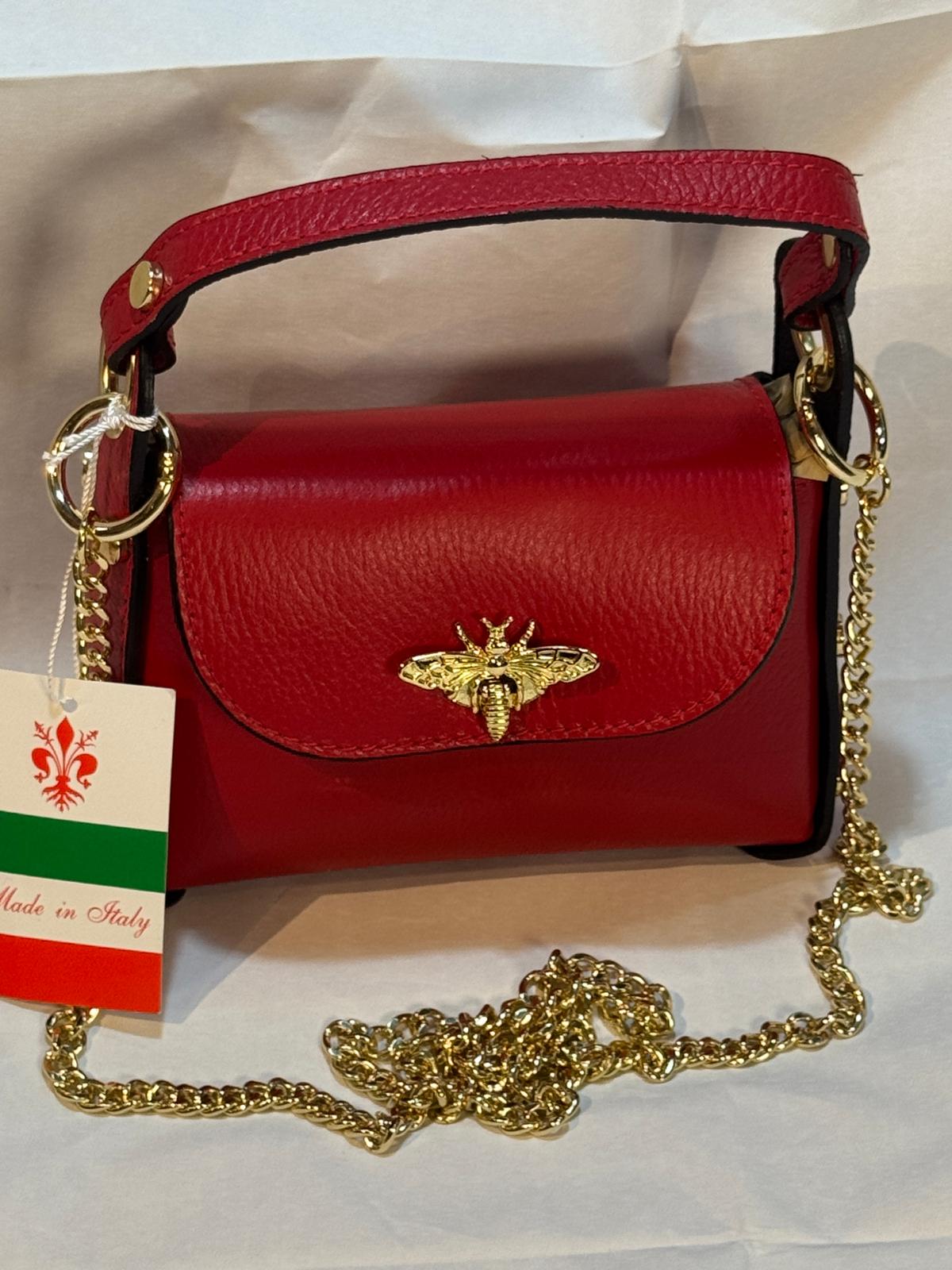 Mini Flap Top Handle Bag with Chain Strap