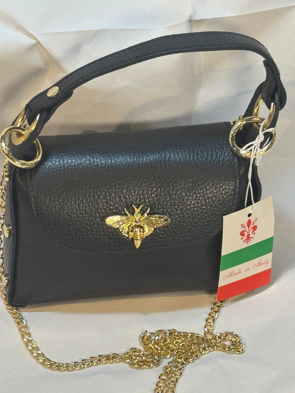 Mini Flap Top Handle Bag with Chain Strap