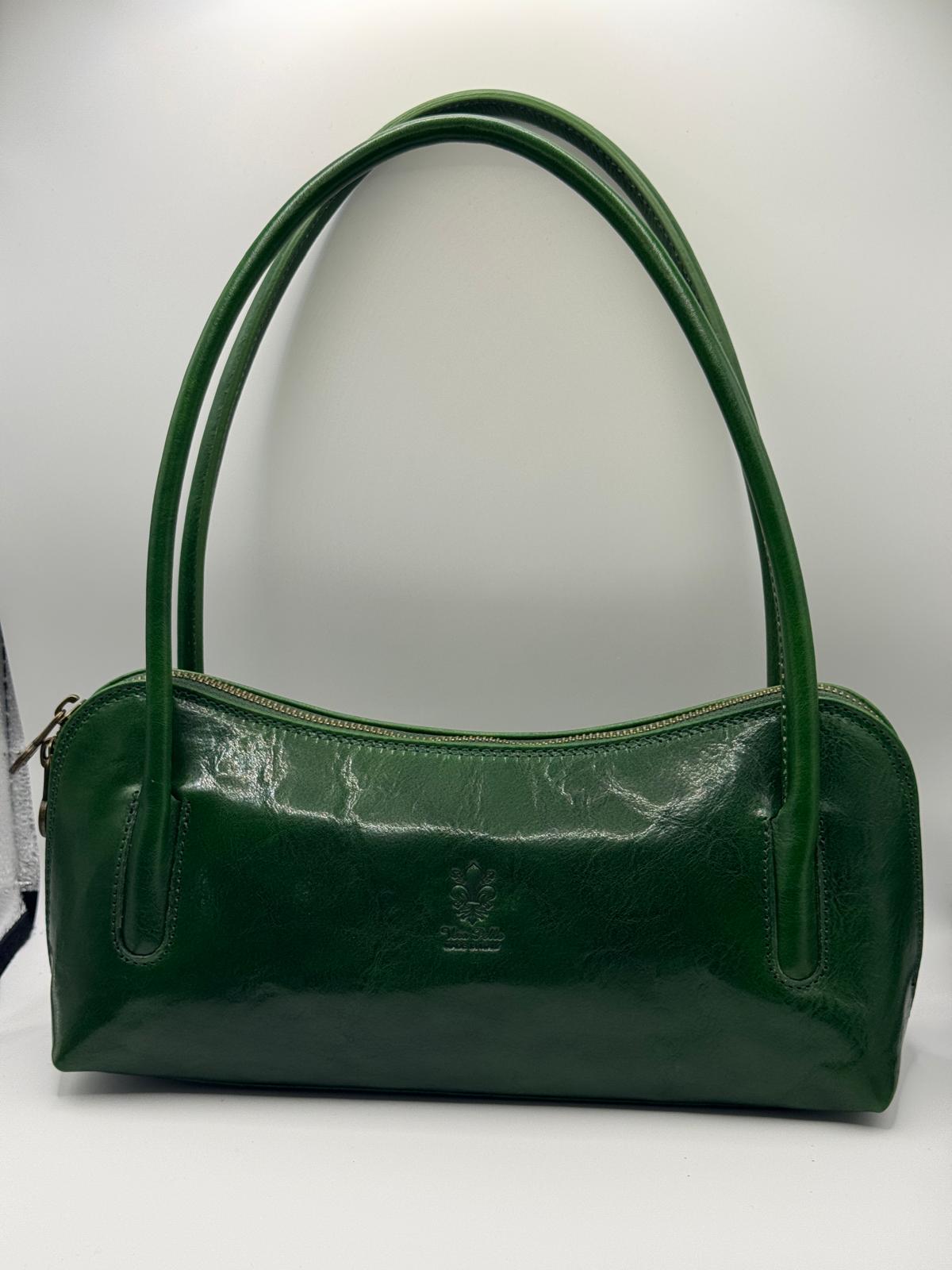 Slim Leather Shoulder Bag