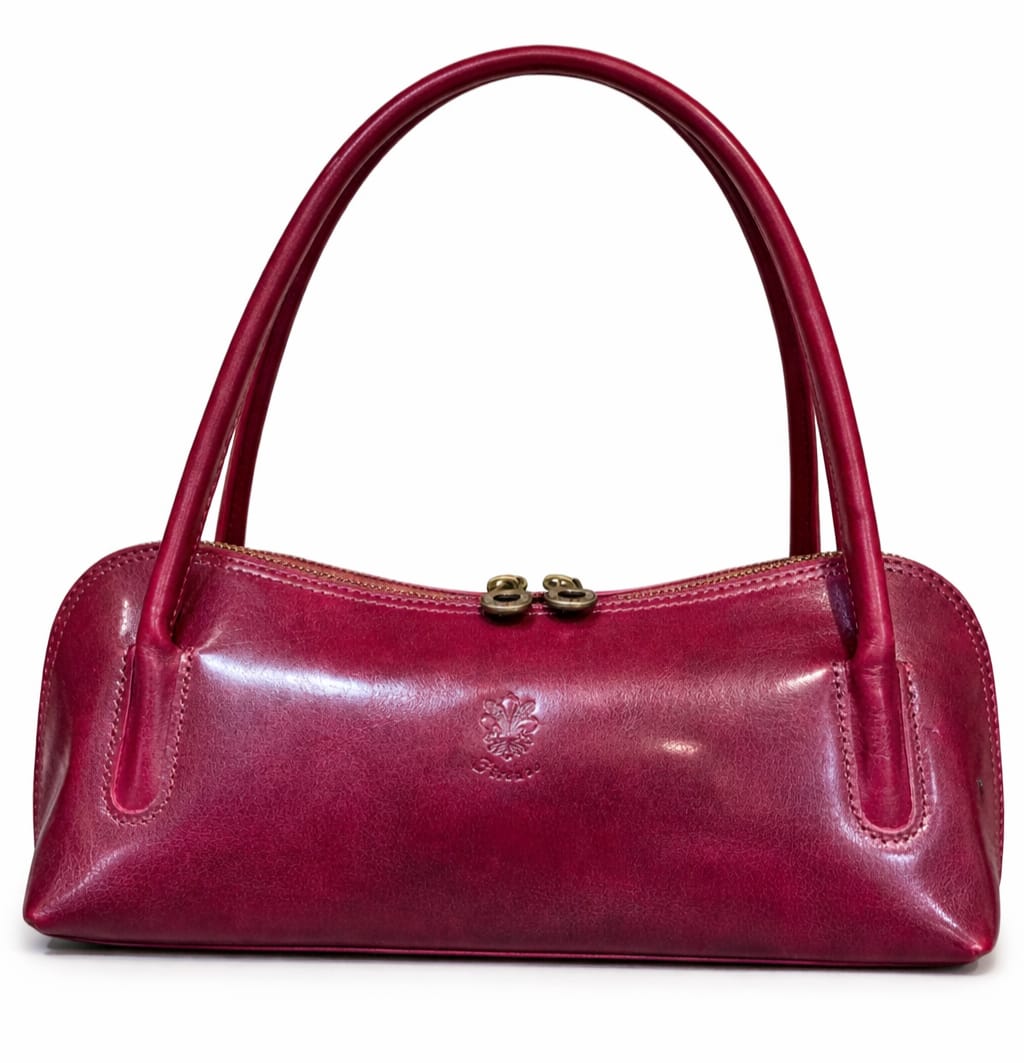 Slim Leather Shoulder Bag