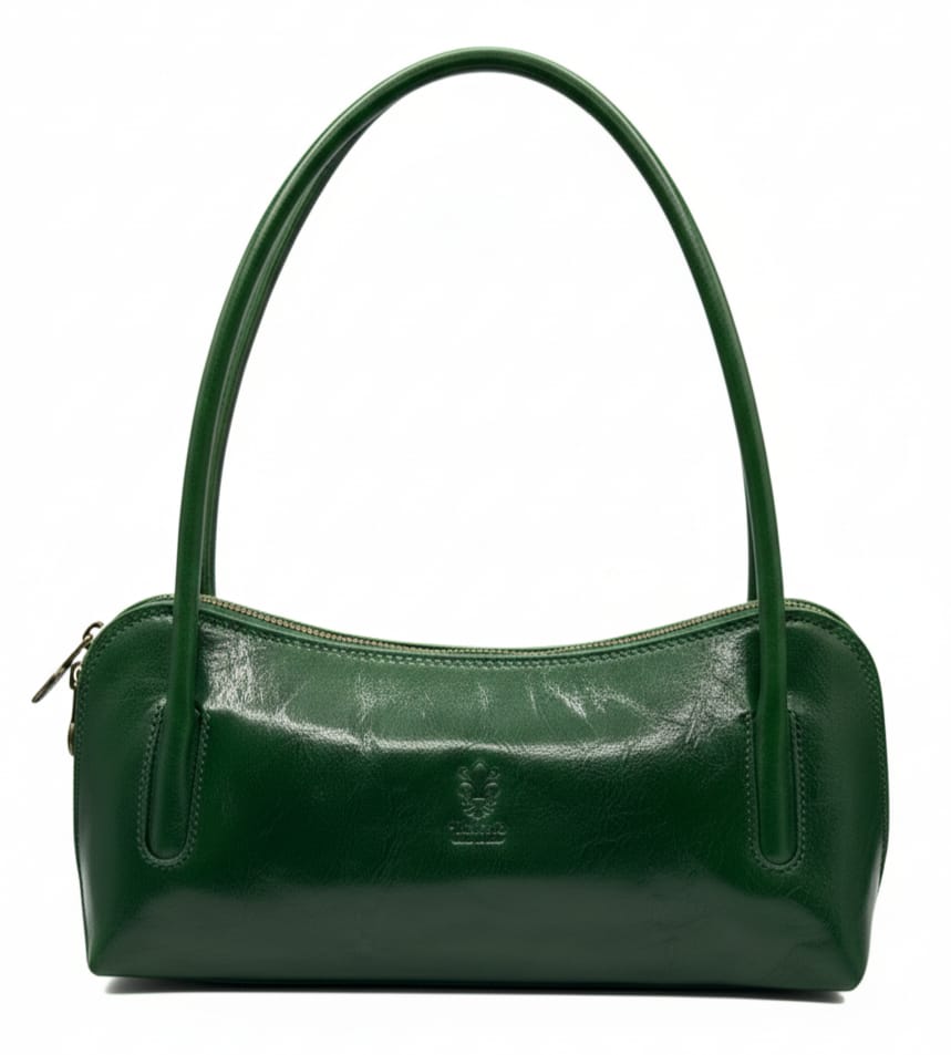 Slim Leather Shoulder Bag