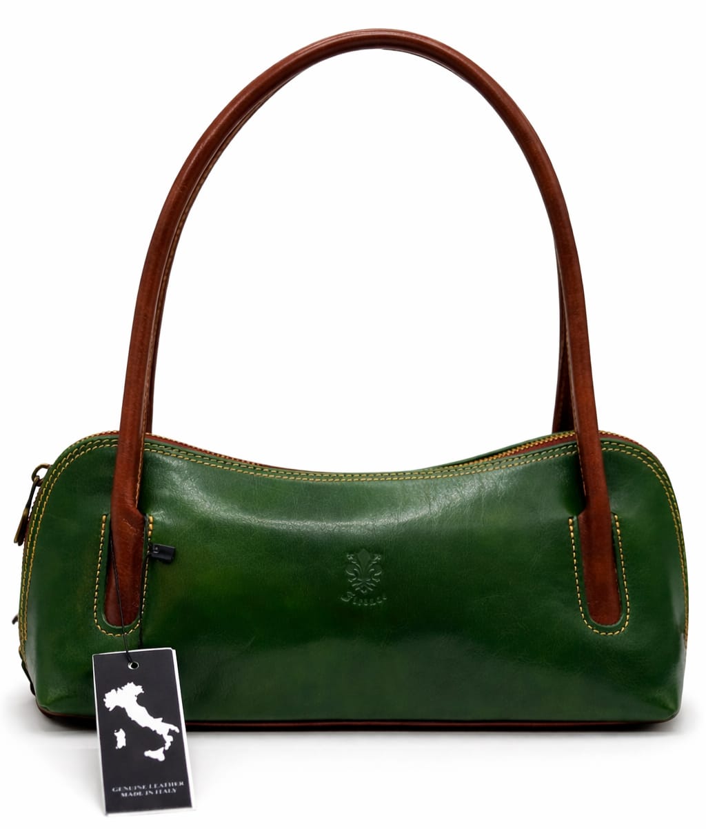 Slim Leather Shoulder Bag