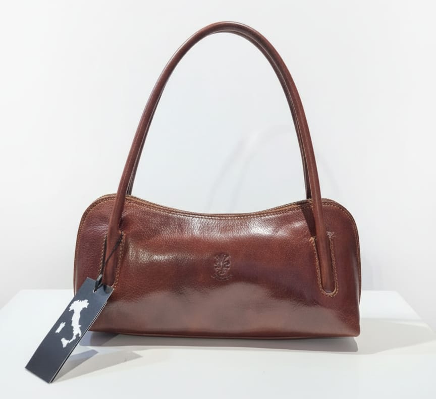 Slim Leather Shoulder Bag