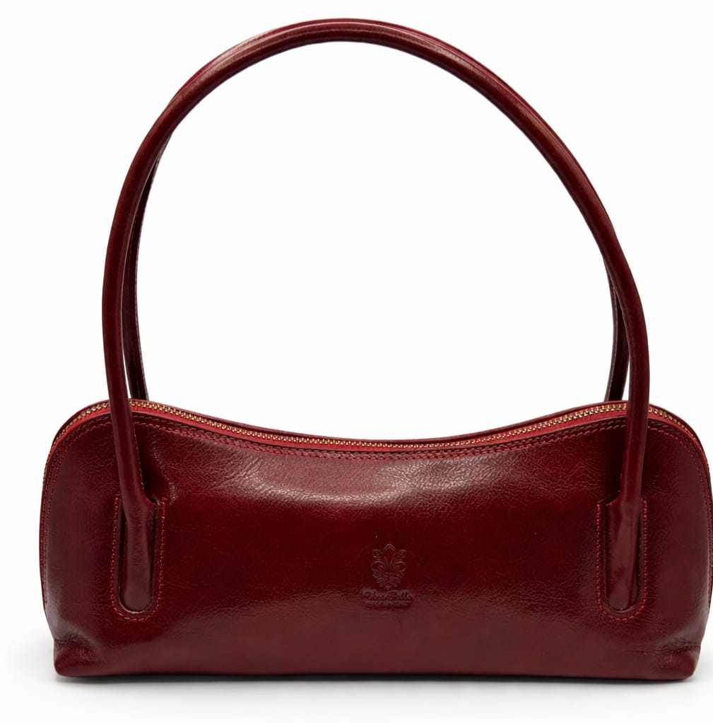 Slim Leather Shoulder Bag
