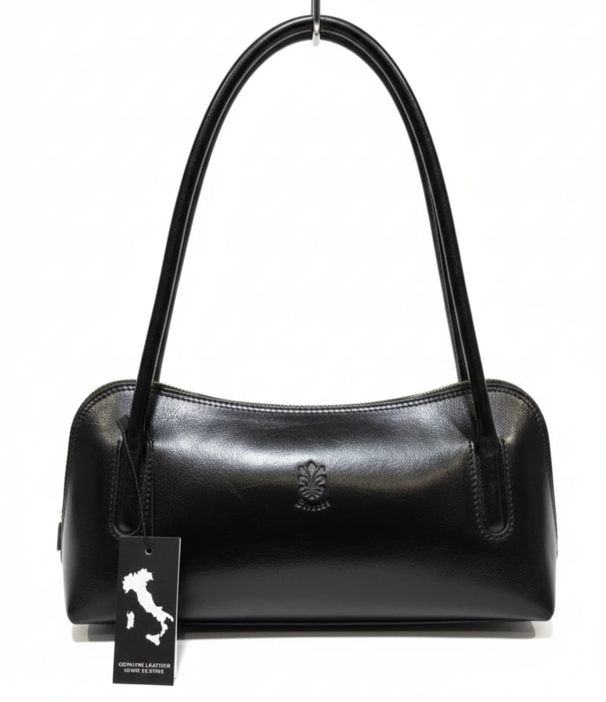 Slim Leather Shoulder Bag