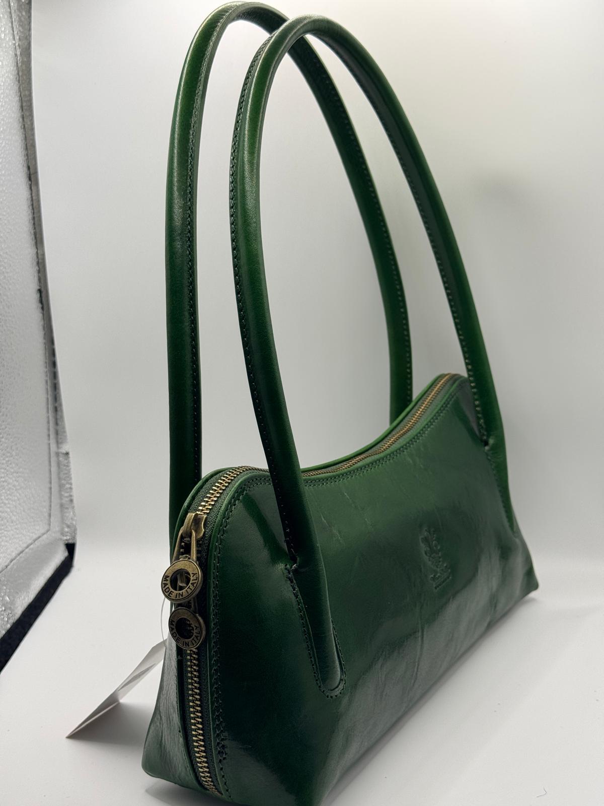 Slim Leather Shoulder Bag